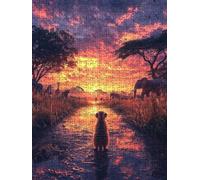 Puzzle 6000 Pezzi, Nube Di Fuoco Animali 3D Puzzle per Adulti Impegnativo, Educa Puzzles Artistico, Divertente E Stimolante Puzzles Decorativo per La Famiglia, Regalo e Decorazione Pareti DX0YL6-465