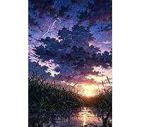 Puzzle 6000 Pezzi Paesaggio Dell'Alba Gioco Educativo Sfida Impossibile Divertente Adatto Come Decorazione da Parete e Regalo Puzzle Classici 6000 Pezzi 179 x 105 cm