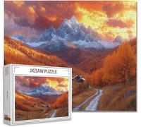 Puzzle 6000 Pezzi paesaggio Puzzle Adulti Difficili Impossibili Legno Arte Jigsaw Sviluppa La Coordinazione Occhio-Mano Con Poster Incluso, Compact Box Idea Regalo Uomo e Donna 105.5X179.5cm B-16