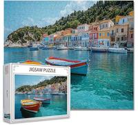 Puzzle 6000 Pezzi paesaggio Puzzle Adulti Difficili Impossibili Legno Arte Jigsaw Sviluppa La Coordinazione Occhio-Mano Con Poster Incluso, Compact Box Idea Regalo Uomo e Donna 105.5X179.5cm V-11