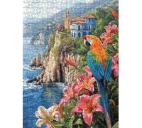 Puzzle 6000 Pezzi, Pappagallo Giglio 3D Puzzle per Adulti Impegnativo, Educa Puzzles Artistico, Divertente E Stimolante Puzzles Decorativo per La Famiglia, Regalo e Decorazione Pareti DX0YL6-1026