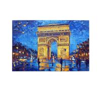 Puzzle 6000 Pezzi Parigi Puzzle Arco di Trionfo Adulti Arte Grandi Dimensioni Jigsaw di Legno, Impossibili Jigsaw Gioco Familiare for Adulti Principiante, Home Decor Regalo Donna 105x179cm E-1183