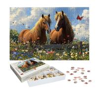 Puzzle 6000 Pezzi per Adulti Bambini, Puzzle Cavallo in Legno per Adulti, Puzzles Azienda Agricola Impegnativi, Giochi Educativo per Famiglie, Rompecapo con Scatola per Decor Casa, Regalo Donna, -6920