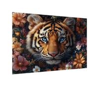 Puzzle 6000 Pezzi piante Puzzle Classici per Gioco Familiare, n-925 | Impossibile Puzzles, Intrattenimento Creativo, Rilassamento e Intelligence, Regalo per Amore e Amico, Decorazioni Casa, tigre