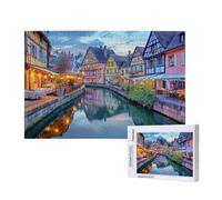 Puzzle 6000 Pezzi, Puzzle Paesaggio per Adulti, Venezia Puzzles in Legno con Squisita Scatola di Imballaggio, Puzzles in Legno Impegnativi per Famiglie, per Decorazioni Casa, Regalo Donna/Uomo,ML-967