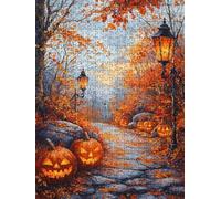 Puzzle 6000 Pezzi, Strada Zucca 3D Puzzle per Adulti Impegnativo, Educa Puzzles Artistico, Divertente E Stimolante Puzzles Decorativo per La Famiglia, Regalo e Decorazione Pareti DX0YL6-728