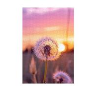 Puzzle 6000 Pezzi Tramonto Puzzle Dente di Leone Adulti Arte Grandi Dimensioni Jigsaw di Legno con una Scatola e Poster, Impossibili Jigsaw Gioco Familiare, Home Decor Regalo Donna 105x179cm D-1471
