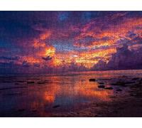 Puzzle 6000 Pezzi, Tramonto Spiaggia 3D Puzzle per Adulti Impegnativo, Educa Puzzles Artistico, Divertente E Stimolante Puzzles Decorativo per La Famiglia, Come Regalo e Decorazione Pareti R6KH-870