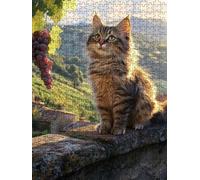 Puzzle 6000 Pezzi, Uva Gatto 3D Puzzle per Adulti Impegnativo, Educa Puzzles Artistico, Divertente E Stimolante Puzzles Decorativo per La Famiglia, Regalo e Decorazione Pareti DX0YL6-757