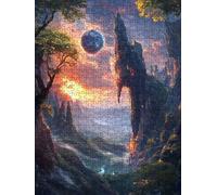 Puzzle 6000 Pezzi Valle Della Terra 3D Puzzle per Adulti Impegnativo, Educa Puzzles Artistico, Divertente E Stimolante Puzzles Decorativo per La Famiglia, Regalo e Decorazione Pareti BXHZW6-203