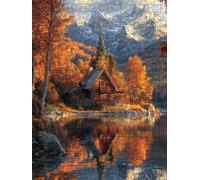 Puzzle 6000 Pezzi, Villa Della Foresta 3D Puzzle per Adulti Impegnativo, Educa Puzzles Artistico, Divertente E Stimolante Puzzles Decorativo per La Famiglia, Regalo e Decorazione Pareti DX0YL6-791