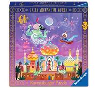 Ravensburger - Puzzles Aladino E La Lampada Meravigliosa | Puzzle 6 Anni in su | Regalo Bambina 6 Anni E Bambino 64 Pezzi| Puzzle Bambini 33 X 33 Cm | Puzzles Stitch Bambina