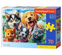 Puzzle 70 Animali Selfie CASTOR