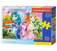 Puzzle 70 Carino Unicorni Selfie CASTOR