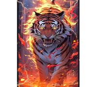Puzzle 70 Pezzi Animali Tigri Puzzles per Adulti Impossibile Difficile Impegnativo Puzzle 70 Pezzi Classici 20 x 15 cm