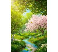 Puzzle 70 Pezzi Arte Luce del sole, 35x25cm Fai Da Te Puzzle Impossibili 70 Pezzi per Adulti, Alta Qualità di Stampa, Poster Incluso, Sfida Creativa Regalo per Amore e Amico Albero