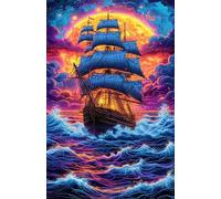 Puzzle 70 Pezzi Barche a Vela Oceani Puzzle Classici, Giochi Rilassamento e Intelligence, Puzzles Impossible, Idea Regalo Uomo e Donna