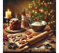 Puzzle 70 Pezzi Biscotti di farina, puzzle per Adulti 70 pezzi 45x45cm, Puzzles Giochi Rilassamento e Intelligence, puzzles Classici per Gioco Familiare, Festa Aziendale, Regalo Natale