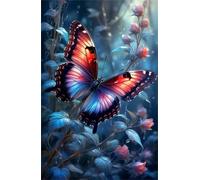 Puzzle 70 Pezzi Farfalle, Puzzle Impossibili Gioco Educativo Sviluppa Pazienza e Destrezza, Lettere sul Retro Facile Montaggio, Regalo per Uomini Donne e Anziani 20 x 15 cm