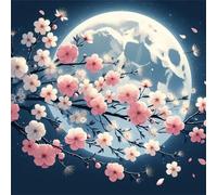 Puzzle 70 Pezzi Fiore lunare, puzzle per Adulti 70 pezzi 45x45cm, Puzzles Giochi Rilassamento e Intelligence, puzzles Classici per Gioco Familiare, Festa Aziendale, Regalo Natale