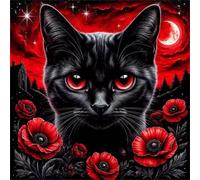 Puzzle 70 Pezzi Gatto dei fiori, puzzle per Adulti 70 pezzi 45x45cm, Puzzles Giochi Rilassamento e Intelligence, puzzles Classici per Gioco Familiare, Festa Aziendale, Regalo Natale