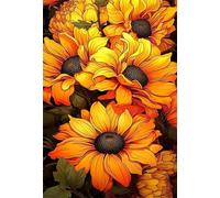Puzzle 70 Pezzi Girasole Puzzle Classici, Giochi Rilassamento e Intelligence, Puzzles Impossible, Idea Regalo Uomo e Donna