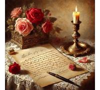 Puzzle 70 Pezzi Lettera d'amore, puzzle per Adulti 70 pezzi 45x45cm, Puzzles Giochi Rilassamento e Intelligence, puzzles Classici per Gioco Familiare, Festa Aziendale, Regalo Natale