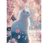 Puzzle 70 Pezzi per Adulti Gatto del laghetto, Intrattenimento Creativo, Divertimento, puzzle 70 pezzi Arte, Idea Regalo per Amore e Amico