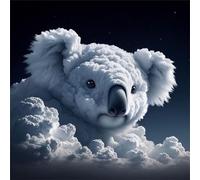 Puzzle 70 Pezzi per Adulti Koala Nuvola Puzzle impossibile Gioco Antistress Sfida Difficile Puzzles per Adulti 70 Pezzi 45x45 cm