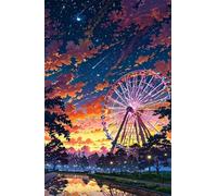 Puzzle 70 Pezzi per Adulti, Panorama della Ruota Panoramica, Rompicapo Classico per Passatempo e Relax, Splendida Decorazione per Pareti e Idea Regalo