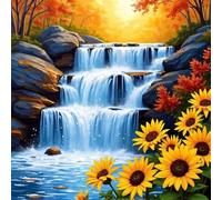 Puzzle 70 Pezzi per Adulti, puzzle 70 pezzi Impegnativo e Difficile, Perfetto per Appassionati di Puzzles Esperti, Idea Regalo Uomo e Donna, Tema:Valle del torrente