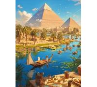 Puzzle 70 Pezzi per Adulti Scenario della Torre d'Oro, Intrattenimento Creativo, Divertimento, puzzle 70 pezzi Arte, Idea Regalo per Amore e Amico