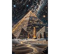 Puzzle 70 Pezzi Piramide Cielo Stellato Puzzle Classici, Giochi Rilassamento e Intelligence, Puzzles Impossible, Idea Regalo Uomo e Donna