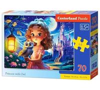 Castorland - Puzzle Principessa con gufo - 40-99 Pezzi