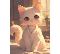 Puzzle 700 Pezzi Adulti, Giochi Educativo e Giocattoli Sfida, Puzzles Divertenti per Uomo e Donna, jigsaw puzzle adulti Regalo, Tema:Gatto gentile