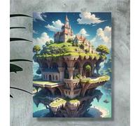 Puzzle 700 pezzi Adulti, Giochi Educativo e Giocattoli Sfida, Puzzles Divertenti per Uomo e Donna, jigsaw puzzle Adulti Regalo, Tema:Architettura castello dell'isola