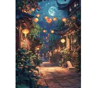 Puzzle 700 Pezzi Adulti, Giochi Educativo e Giocattoli Sfida, Puzzles Divertenti per Uomo e Donna, jigsaw puzzle adulti Regalo, Tema:Strade notturne