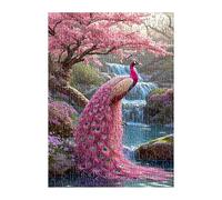 Puzzle 700 Pezzi Cascata Pavone, Sviluppa Capacità di Osservazione e Concentrazione, Migliorare Manualità, Idea Regalo Uomo e Donna Puzzle per Adulti 700 Pezzi