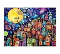 Puzzle 700 Pezzi Città dei Cartoni Animati Puzzle Adulti 52 x 38 cm Giochi Rilassamento e Intelligence 700 Pezzi Puzzles per Uomini e Donne Regalo Creativo per il Relax