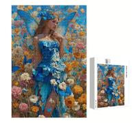 Puzzle 700 Pezzi - Fata & Donna - Puzzle in Legno Durevole con Lettere sul Retro - 52 x 38 cm - Hobby Creativo Senza Polvere - Articolo per Collezionisti e 14 Anni in Su P3#738