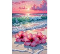 Puzzle 700 Pezzi Fiore Dell'Onda Mare Giochi educativo e Giocattoli Sfida Puzzle Impossible Jigsaw Puzzle Classici per Adulti 52 x 38 cm 700 Pezzi Puzzle Adulti