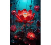 Puzzle 700 Pezzi Fiore Loto Rosso Giochi educativo e Giocattoli Sfida Puzzle Impossible Jigsaw Puzzle Classici per Adulti 52 x 38 cm 700 Pezzi Puzzle Adulti
