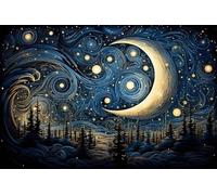 Puzzle 700 Pezzi Giungla del Cielo Stellato Puzzle Adulti 52 x 38 cm Giochi Rilassamento e Intelligence 700 Pezzi Puzzles per Uomini e Donne Regalo Creativo per il Relax