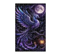 Puzzle 700 Pezzi Luna Fenice 52x38 cm Puzzles Classici Difficili Impossibili Puzzle Adulti 700 Pezzi per Gioco Familiare Decorazione per la Casa