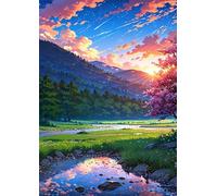 Puzzle 700 Pezzi Paesaggio Alberi All'Alba Gioco Educativo Sfida Impossibile Divertente Adatto Come Decorazione da Parete e Regalo Puzzle Classici 700 Pezzi 52 x 38 cm