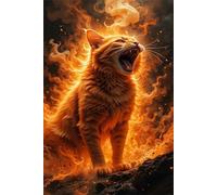 Puzzle 700 Pezzi per Adulti, Animali Gatto, Esercitare la Memoria, Migliorare la Concentrazione Lettere sul Retro, Giocattolo Regalo per Uomini Donne e Anziani 52 x 38 cm