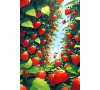 Puzzle 700 Pezzi per Adulti, Frutta Rossa, Esercitare la Memoria, Migliorare la Concentrazione Lettere sul Retro, Giocattolo Regalo per Uomini Donne e Anziani 52 x 38 cm