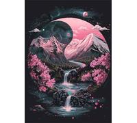 Puzzle 700 Pezzi per Adulti, Paesaggio Fantastico, Esercitare la Memoria, Migliorare la Concentrazione Lettere sul Retro, Giocattolo Regalo per Uomini Donne e Anziani 52 x 38 cm