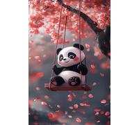 Puzzle 700 Pezzi per Adulti, Petalo Panda, Esercitare la Memoria, Migliorare la Concentrazione Lettere sul Retro, Giocattolo Regalo per Uomini Donne e Anziani 52 x 38 cm