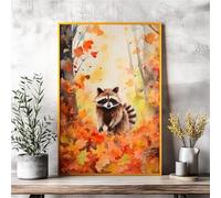 Puzzle 700 Pezzi Procione Foglia D'Acero Puzzle Adulti 52 x 38 cm Giochi Rilassamento e Intelligence 700 Pezzi Puzzles per Uomini e Donne Regalo Creativo per il Relax